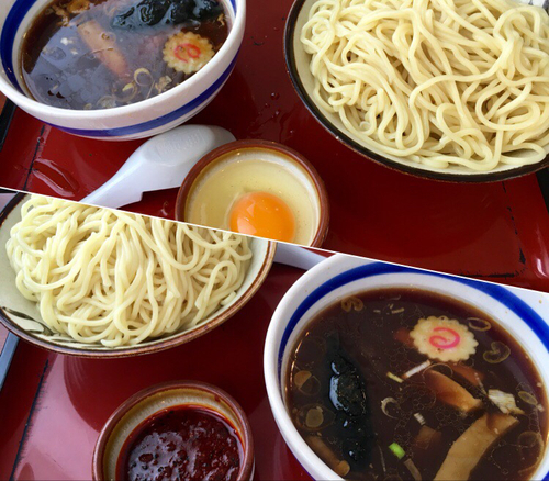 「もりそば¥730 + 生卵¥50 / 辛味もりそば 大骸 ¥78」@武蔵村山大勝軒の写真