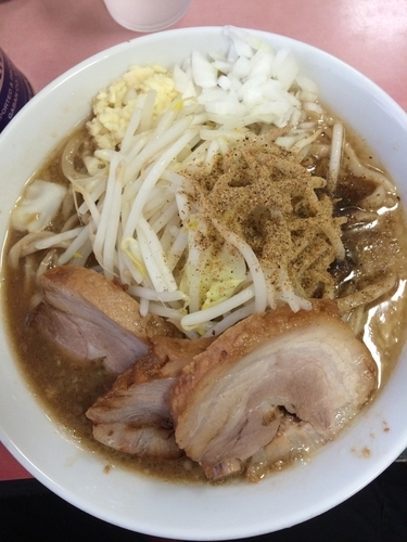 「☆リッチ900円ニンニク たまねぎ 魚粉」@らーめん☆王子の写真