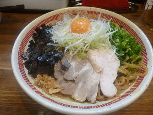 「まぜそば（麺300ｇ）」@中華そば 煖々の写真