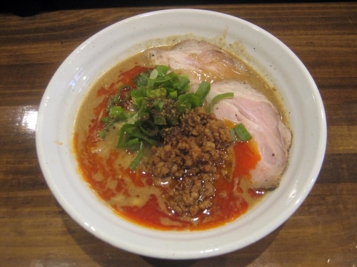 「チャーシュー担担麺980円＋汁無し担担麺（温玉付）850円」@立石担担麺 火のきの写真