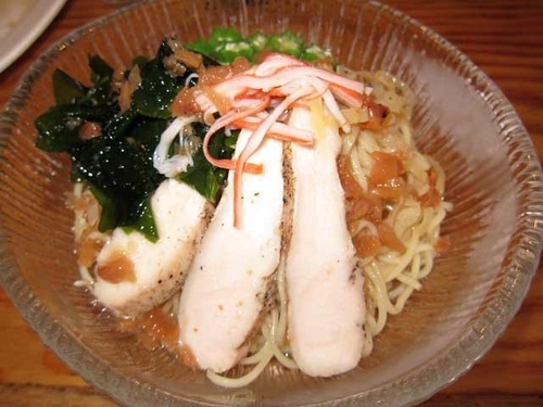 「冷し麺梅富士　830円」@富士らーめんの写真