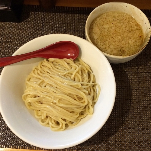 「背油魚介つけ麺　￥７５０」@麺庵ちとせの写真