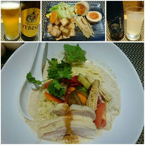 「【限定】大山鶏と夏野菜のアジアン冷やし麺￥980」@生粋 花のれんの写真