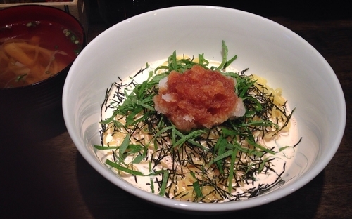 「おろシソ明太マヨ(限定･スープ付･1.5玉)800円」@元祖一条流がんこ 長津田分店の写真