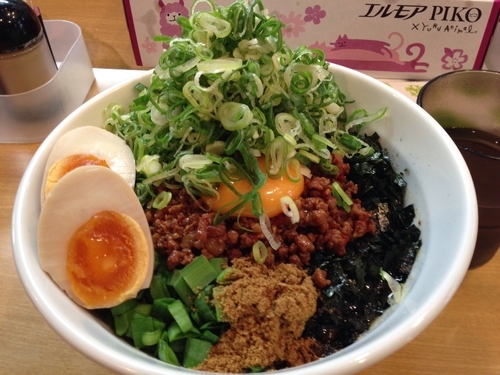 「九条ネギ増し台湾混ぜそば」@麺屋こころ 溝の口店の写真