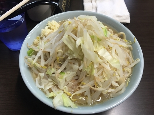 「ラーメン小(ニンニク、アブラ) 700円」@ラーメン二郎 新潟店の写真