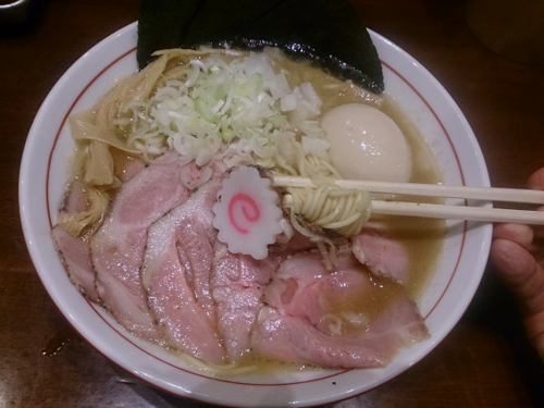 「特製煮干そば」@煮干中華そば 鈴蘭 新宿店の写真