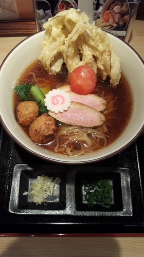 「鴨そば　細麺　極み」@銀座 鴨そば 九代目 けいすけの写真