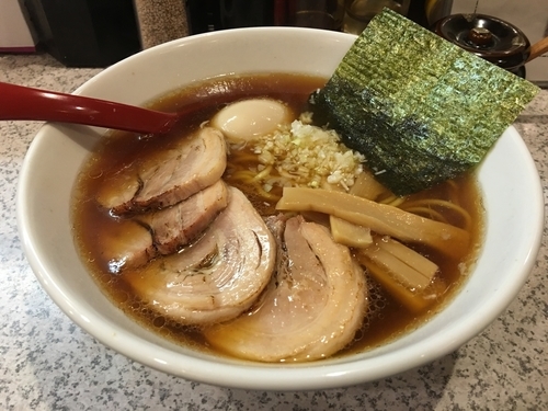 「板橋特製あっさり醤油らーめん 1000円」@麺屋 板橋の写真