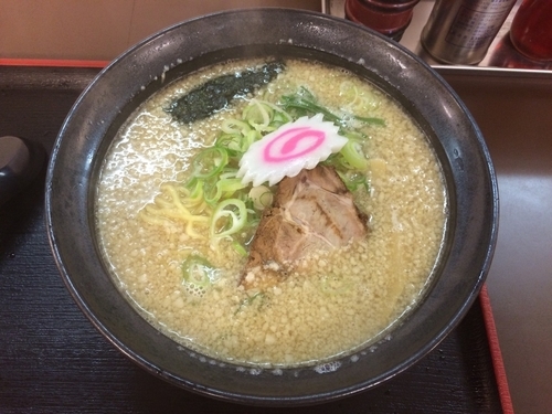 「こってり背脂そば」@中華そば つけ麺 魚介の達人 久兵衛 北柏店の写真