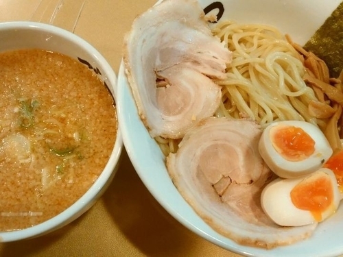 「つけ麺　空（並盛、普通）」@超ごってり麺 ごっつの写真