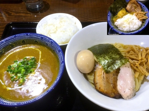 「【期間限定】カレーつけ麺（850円）＋味玉＋半ライス」@二代目 むじゃきの写真