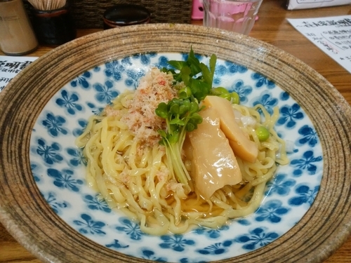 「冷たいカニ混ぜそば」@㐂九家の写真