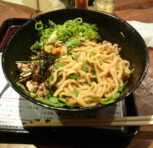 「極まぜそば 〆ご飯付 800円」@麺道 しゅはり 六甲道本店の写真