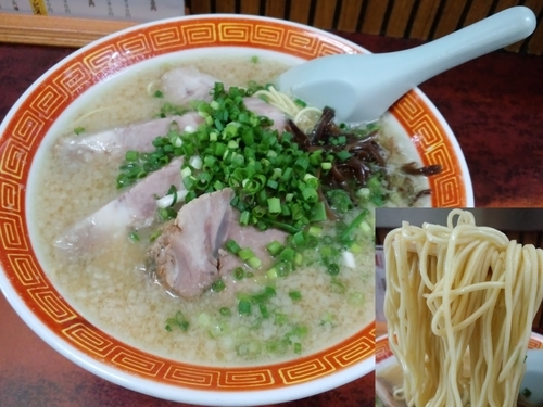 「こってり博多チャーシューめんバリカタ880円」@長浜家の写真