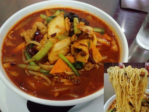 「マーラー麺３辛972円」@花木蘭の写真