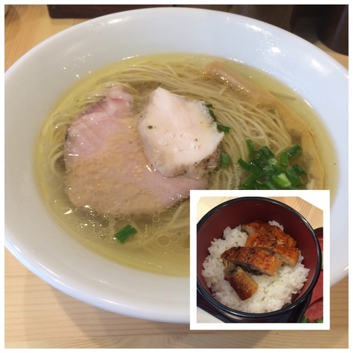 「塩そば＋ひつまぶし」@自家製麺 竜葵の写真