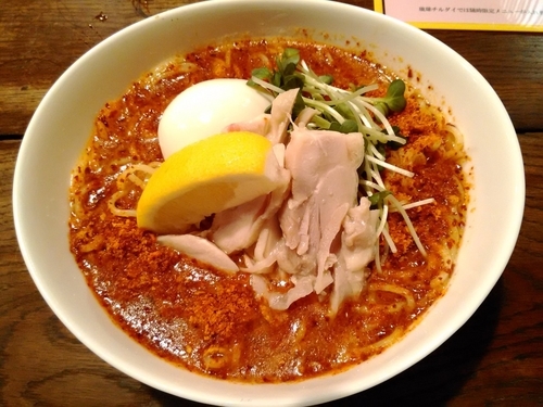 「期間限定 辛辛海老冷麺」@琉球チルダイの写真