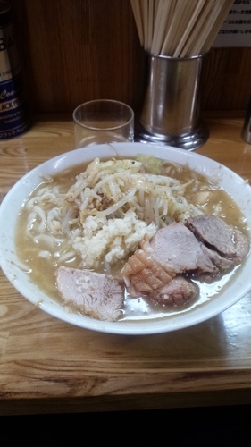「小ラーメン　700円」@ラーメン二郎 赤羽店の写真