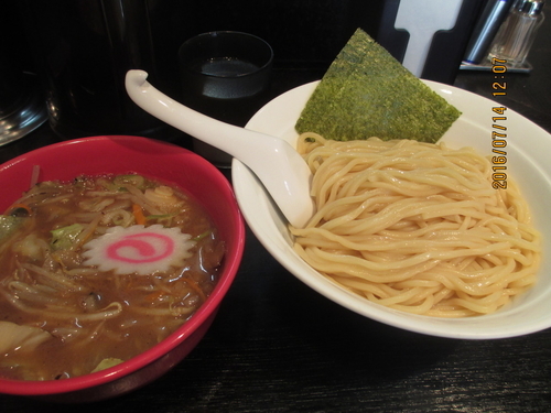 「つけ麺　￥750　クーポン野菜」@大勝軒まるいち 赤羽店の写真