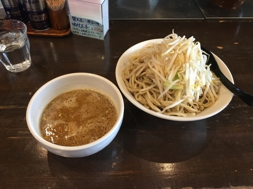 「魚二郎つけ麺（大盛り）」@円熟屋 本店の写真
