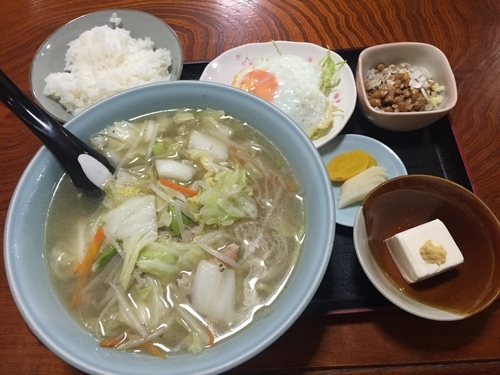 「タンメン 650円」@たからや食堂の写真