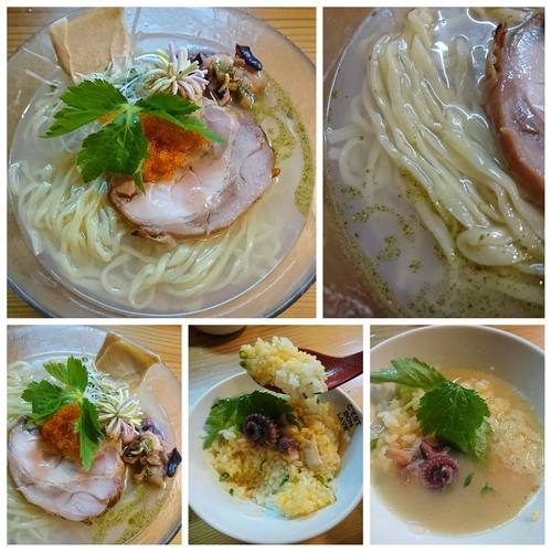 「【限定】冷やし貝鮮丸」@はりけんラーメン 南店の写真