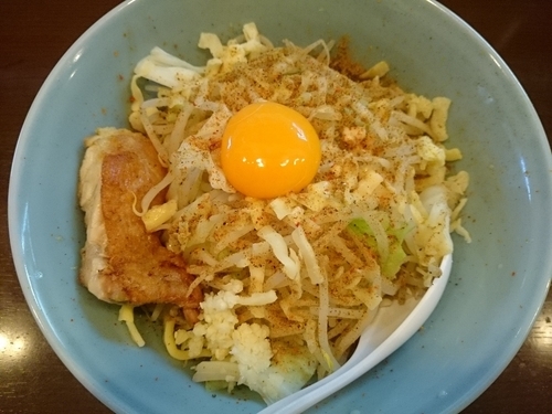 「まぜ朗 ￥800」@自家製麺 鶏八朗の写真