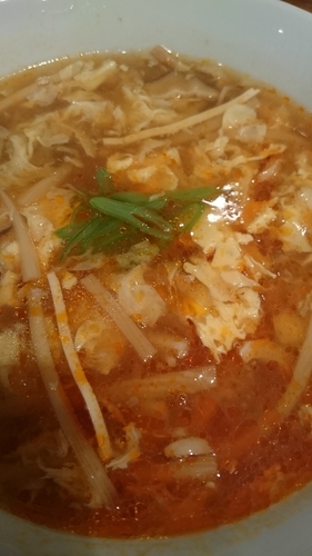 「榮林スーラータンメン１２９６円（ランチ）」@赤坂 榮林の写真