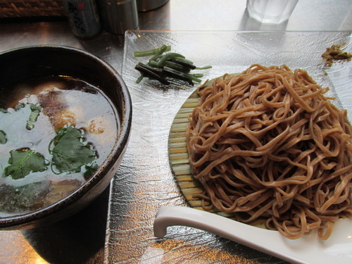 「鴨つけそば　「900円」」@日の丸さんじの写真