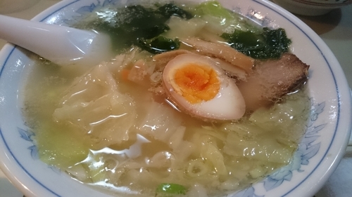 「塩ラーメン850円」@あたみラーメンの写真