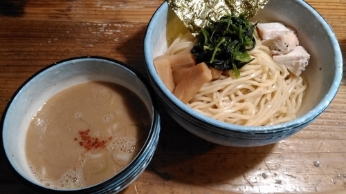 「つけ麺（中盛無料）」@麺や わたるの写真