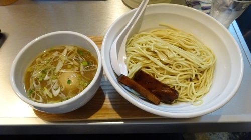 「味玉入りアサリつけ麺（880円）」@貝出汁しっぽりラーメン 純子の写真