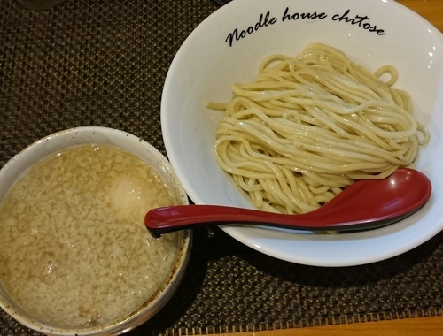 「背油魚介つけ麺」@麺庵ちとせの写真
