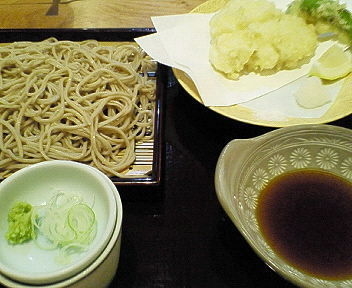 「日替わり（はも天・十割選択＋１００円）　１１００円」@てくてく 千葉店の写真