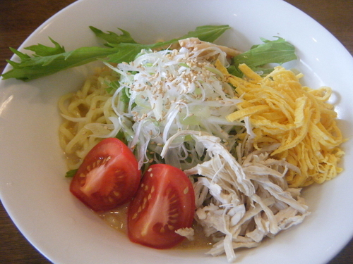 「みそ冷やし中華750円」@麺処 あんかつの写真