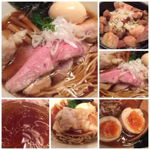 「特製醤油らあめん970円＋コロチャーめし200円」@Homemade Ramen 麦苗の写真