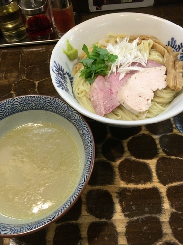 「【限定】淡麗蛤つけそば（塩）850円」@特級鶏蕎麦 龍介の写真