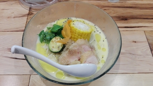 「冷たいトウモロコシらーめん（限定）」@らーめん カッパハウスの写真