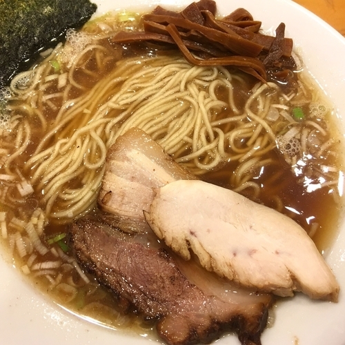 「中華そば750円」@下町中華そば すずめ食堂の写真