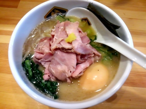 「特製濃厚真鯛らーめん　1100円」@真鯛らーめん 麺魚の写真