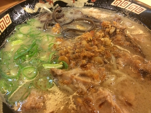 「豚とろラーメン 750円」@鹿児島ラーメン 豚とろ 天文館本店の写真