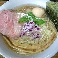 【限定】シャモとホタテのら～めん 750円＋味玉