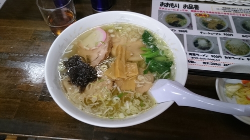 「チャーシューメン900円」@ラーメン おおもりの写真