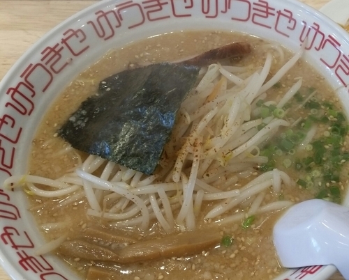 「赤みそらーめん」@ゆうきや つくば学園店の写真