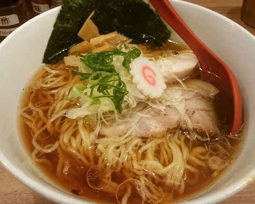 「江戸式中華そば（800円）」@ソラノイロ NIPPONの写真