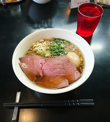 「贅沢焼牛らぁ麺」@牛骨らぁ麺 マタドール 本店の写真