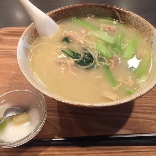 「鶏肉の煮込みそば（￥800）」@百菜の写真