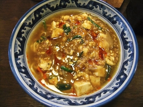 「カレーマーボ麺（860円）」@春夏冬 正の写真