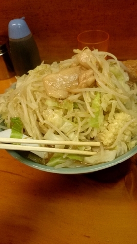 「大ラーメン　800円」@ラーメン二郎 新橋店の写真